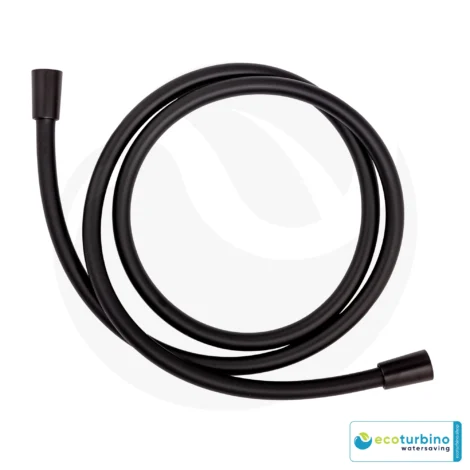 Shower Hose | Hand Shower Hose | Replacement Hose for the Shower Cabin by ecoturbino® | black
