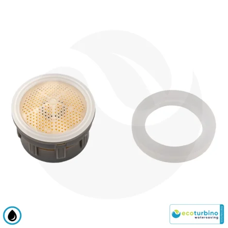 Water Flow Restrictor / Regulator Faucet Aerator Insert ecoturbino® ET5 | Sink Water Saver | Saving Water and Energy (Electricity) | Reduce Costs by up to 40%
