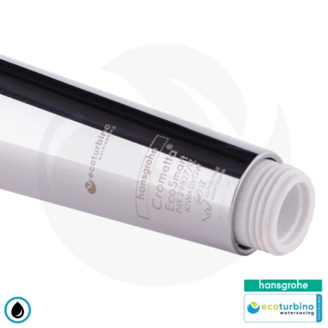 hansgrohe Crometta Vario, 2-jet SET + ecoturbino® 10 Legio | ET10L water-saving adapter + shower hose + shower head