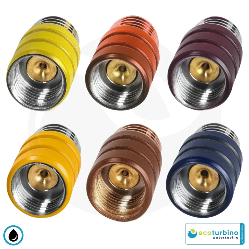Deluxe Custom ecoturbino water-saving adapter | RAL colours