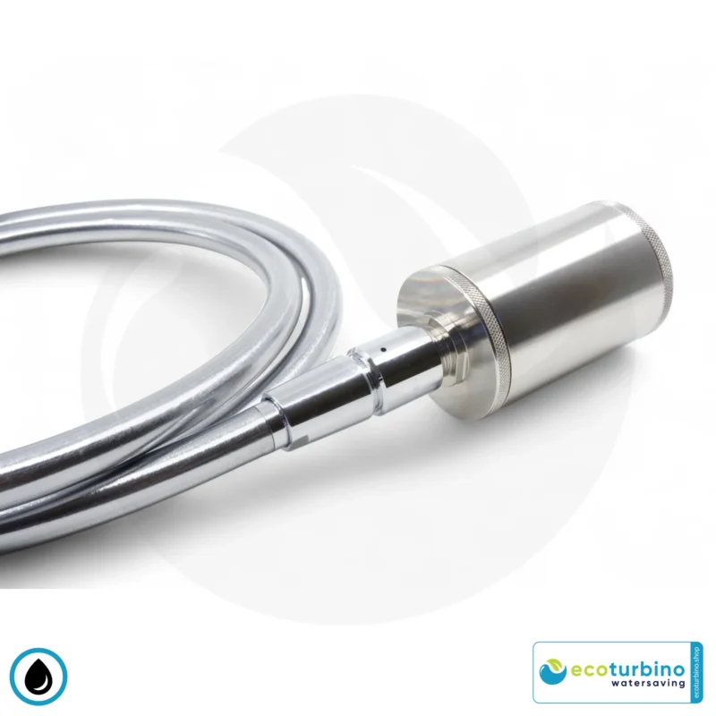 ecoturbino plus water filter | stainless steel housing 1/2" threaded connection for water-saving adapter
